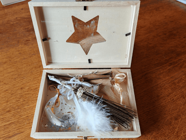 Coffret cristal de roche 