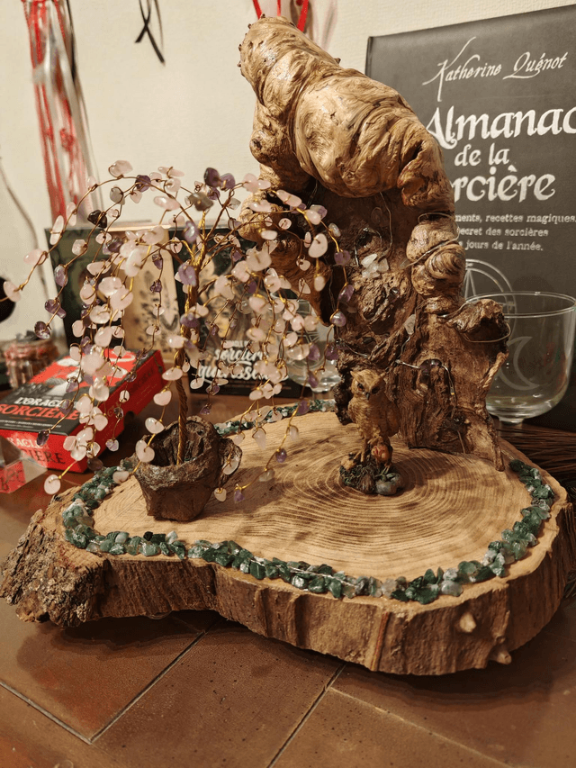 Arbre de vie et grotte 
