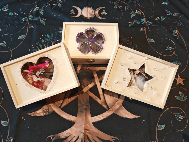 Coffret quartz rose 